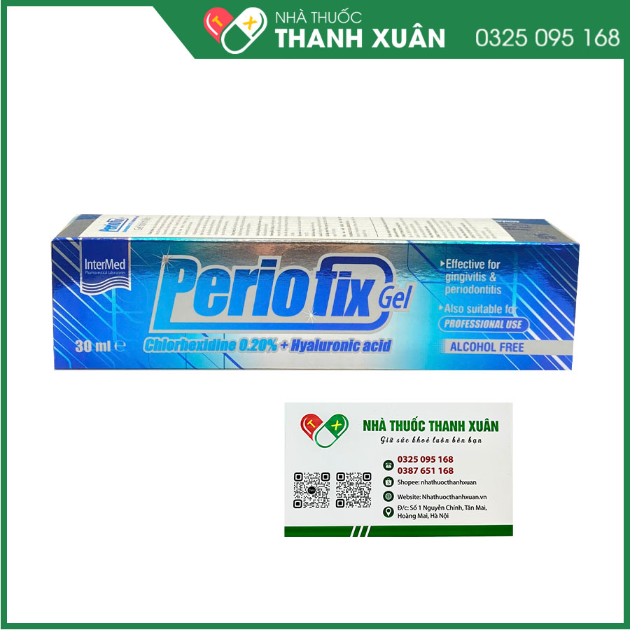 PerioFix Gel giúp làm sạch mảng bám và bảo vệ răng chắc khỏe