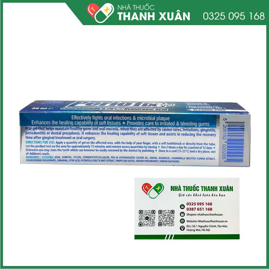 PerioFix Gel giúp làm sạch mảng bám và bảo vệ răng chắc khỏe