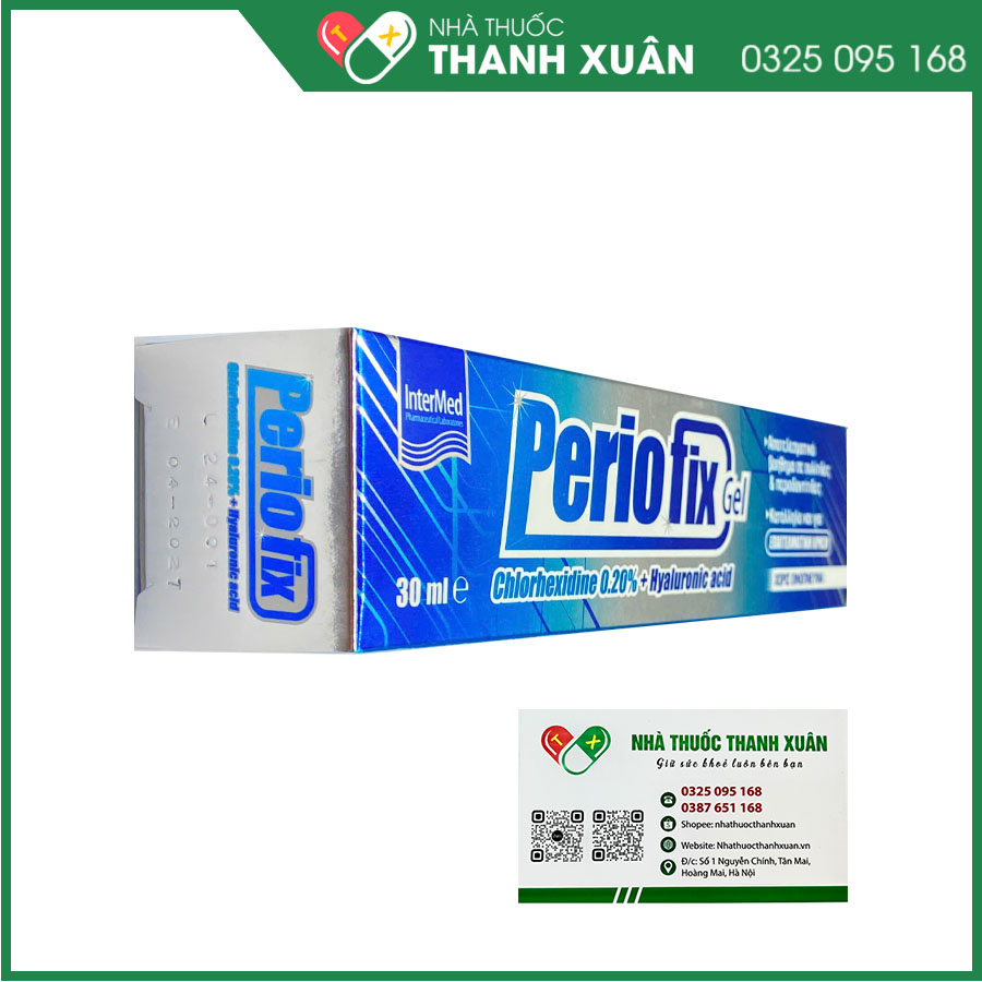 PerioFix Gel giúp làm sạch mảng bám và bảo vệ răng chắc khỏe