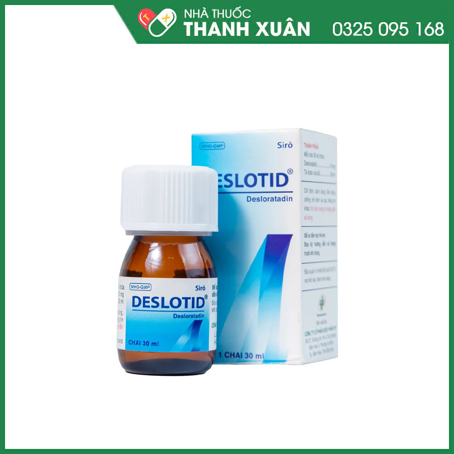 Deslotid thuốc điều trị viêm mũi dị ứng, phản ứng dị ứng