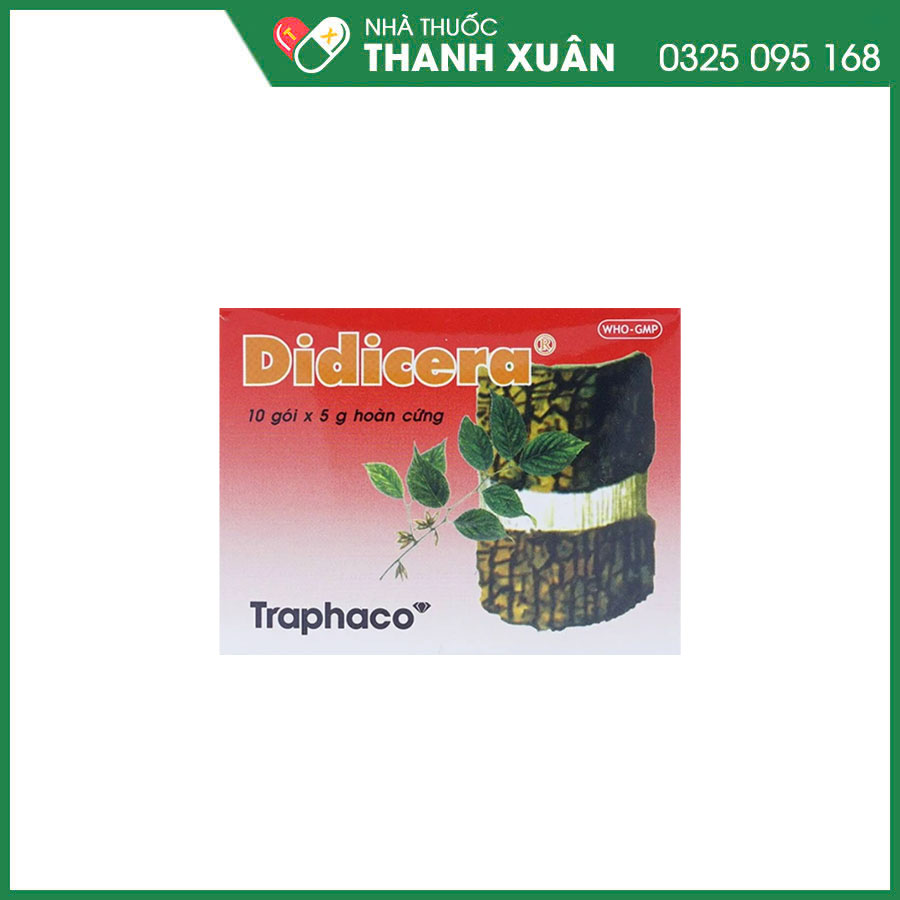 Didicera điều trị viêm, đau thần kinh; trị viêm khớp, đau nhức xương khớp và đau mỏi lưng