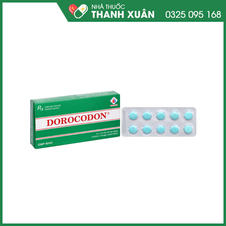 Dorocodon thuốc điều trị các chứng ho khan hoặc ho kích ứng