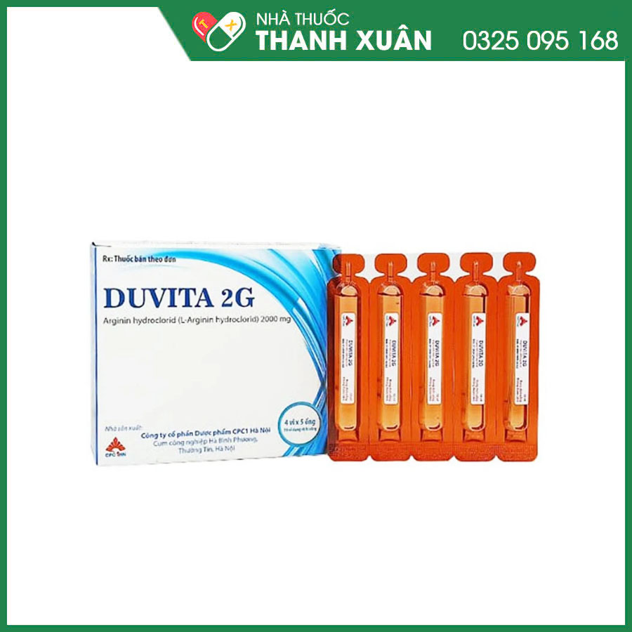 Duvita 2g điều trị chứng rối loạn tiêu hóa và bổ sung dinh dưỡng