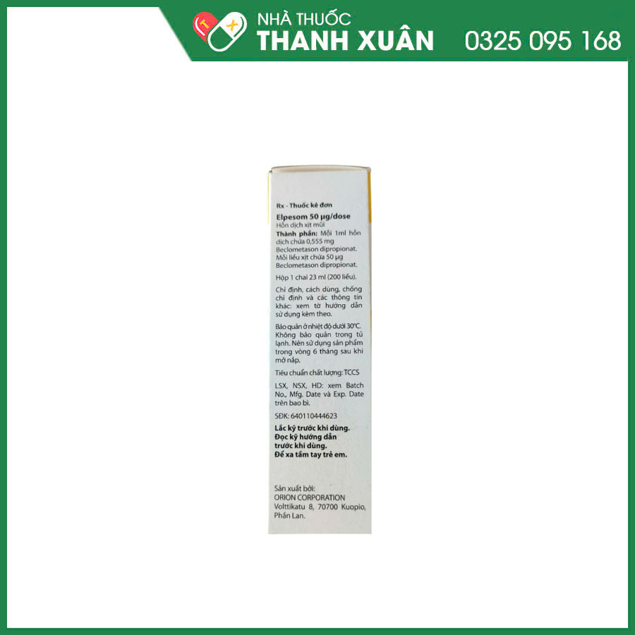 Elpesom thuốc giúp phòng và điều trị viêm mũi dị ứng