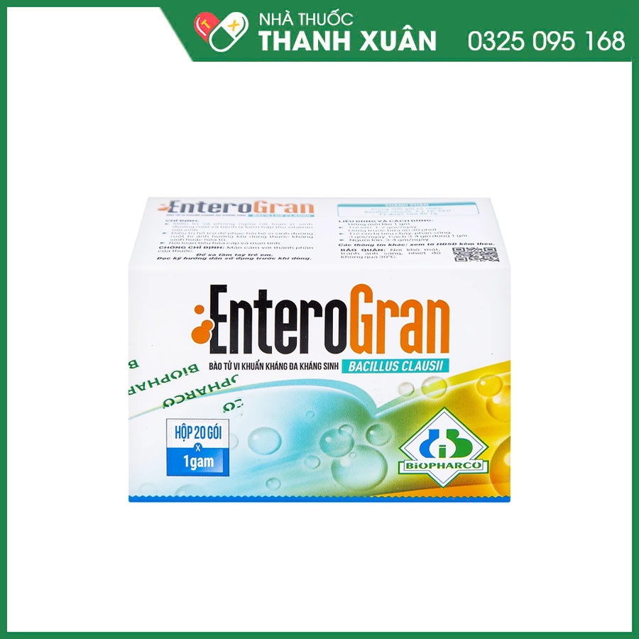 EnteroGran thuốc bột điều trị và phòng ngừa rối loạn vi sinh đường ruột