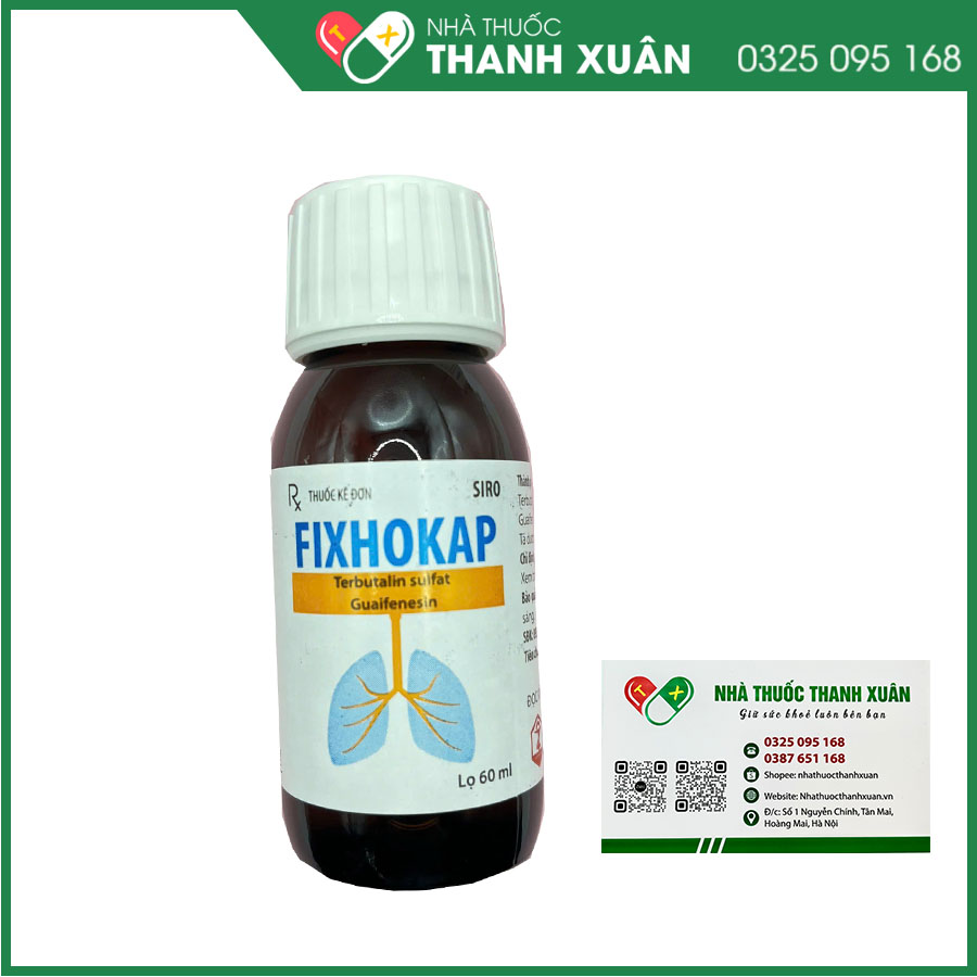 FIXHOKAP điều trị hen phế quản và viêm phế quản mạn tính