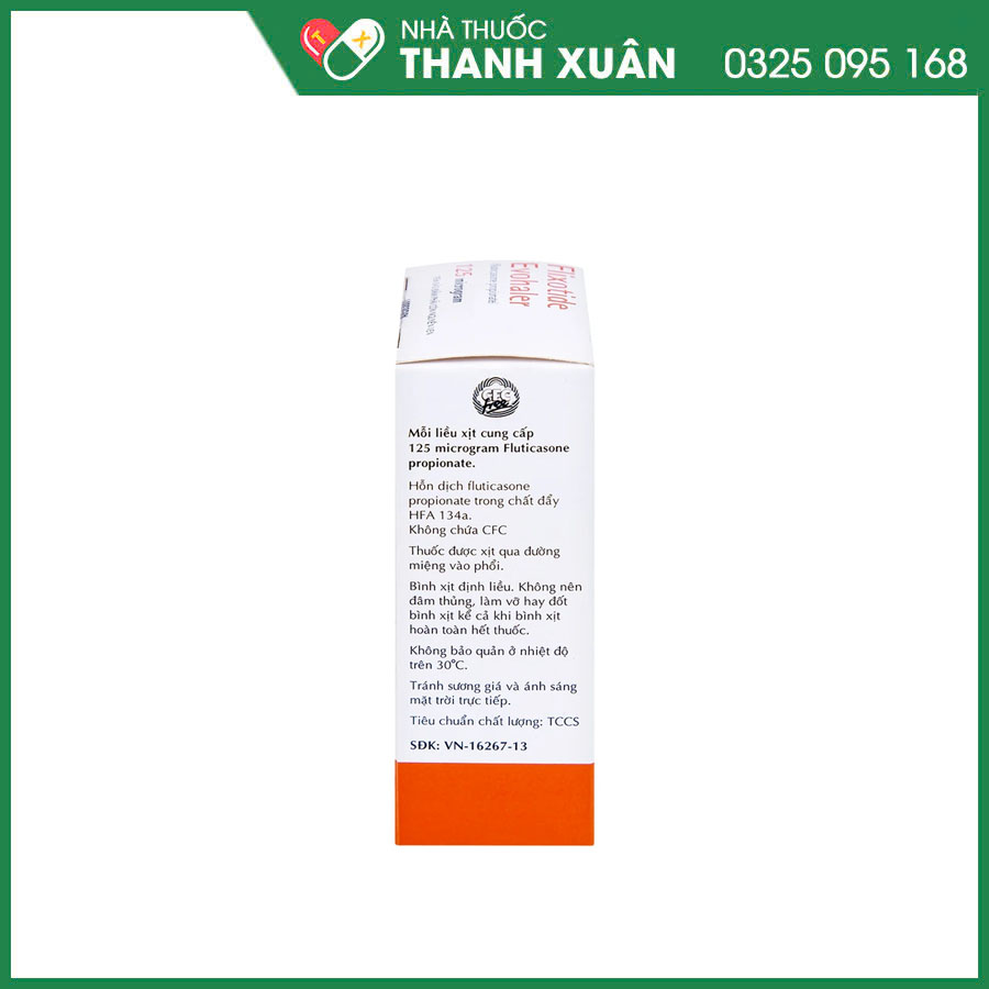 Flixotide evohaler 125 mcg thuốc dự phòng và điều trị hen phế quản