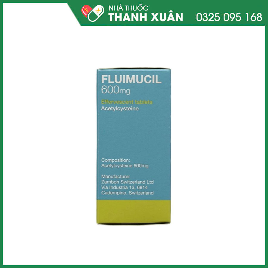Fluimucil thuốc điều trị tiêu chất nhầy trong các bệnh lý hô hấp có kèm sự tăng tiết đờm nhầy quánh