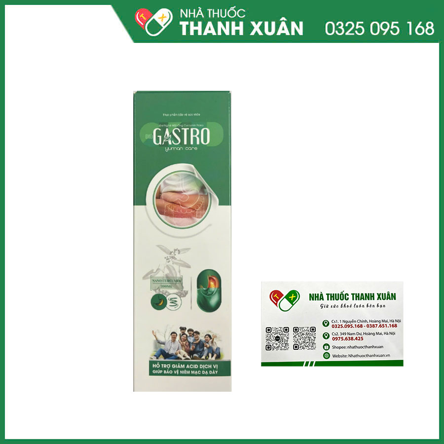 Dio gastro giúp hỗ trợ giảm các triệu chứng của viêm loét dạ dày, tá tràng