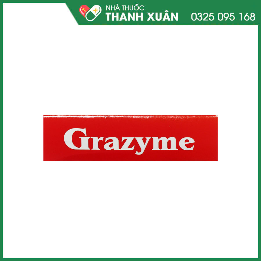 Grazyme thuốc  trị đầy hơi, khó tiêu