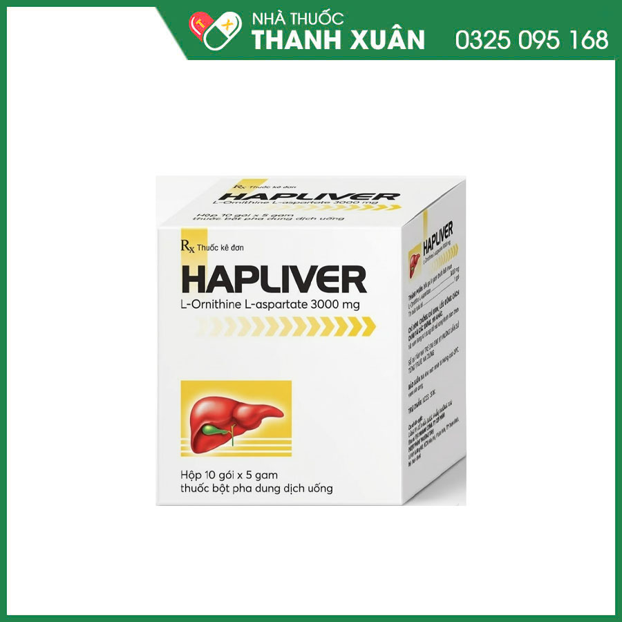Hapliver điều trị các bệnh đi kèm và di chứng do suy giảm chức năng gan
