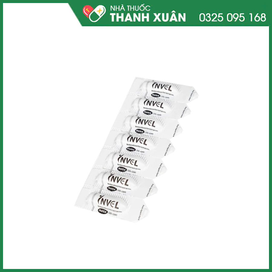 Invel thuốc đặt điều trị bệnh nấm candida âm đạo, viêm âm đạo