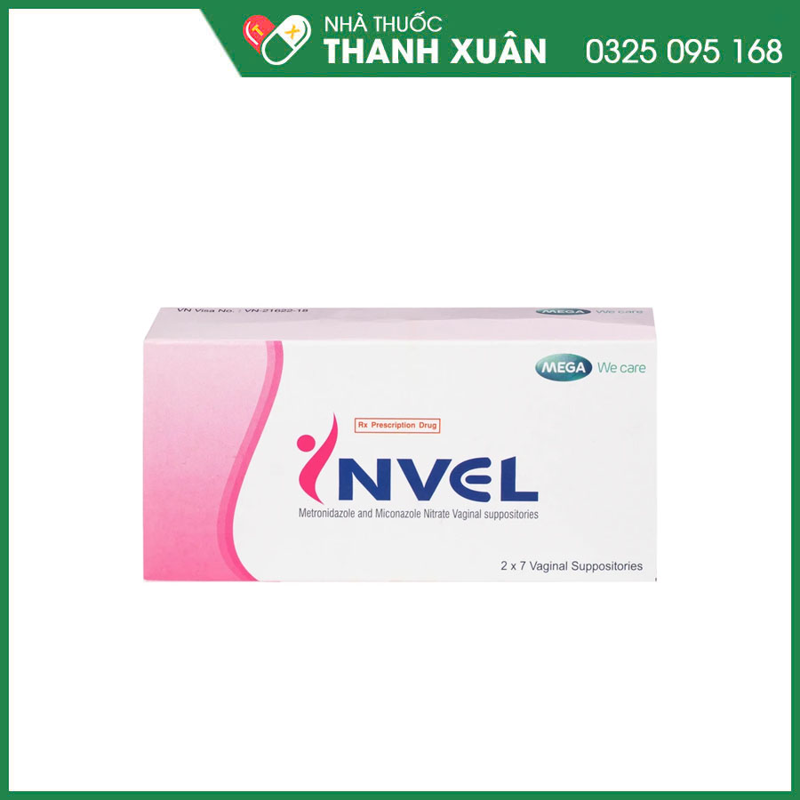 Invel thuốc đặt điều trị bệnh nấm candida âm đạo, viêm âm đạo