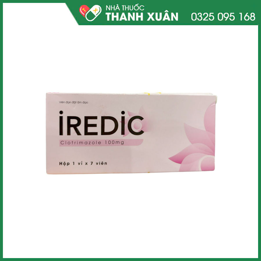 Iredic thuốc đặt điều trị nấm âm hộ âm đạo