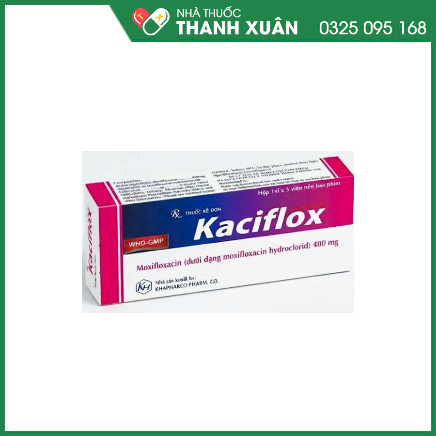 Kaciflox thuốc điều trị viêm đường hô hấp, nhiễm khuẩn da