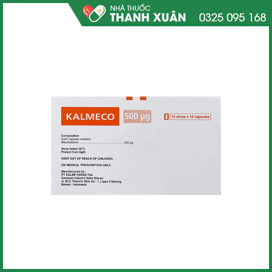 Kalmeco 500 µg hỗ trợ điều trị các bệnh lý thần kinh ngoại biên