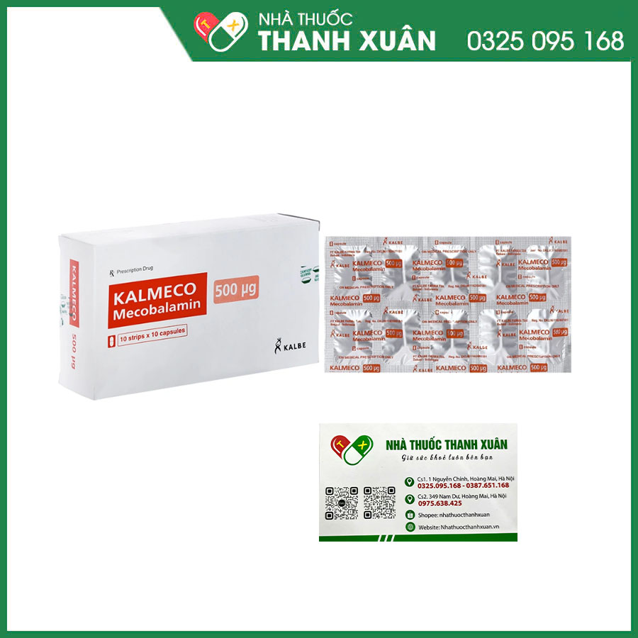 Kalmeco 500 µg hỗ trợ điều trị các bệnh lý thần kinh ngoại biên