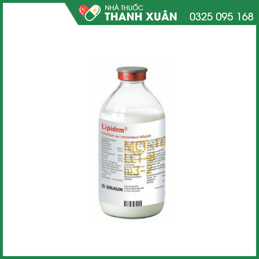 Lipidem thuốc cung cấp chất béo (bao gồm Omega-3 và Omega-6) trong dinh dưỡng qua đường tĩnh mạch