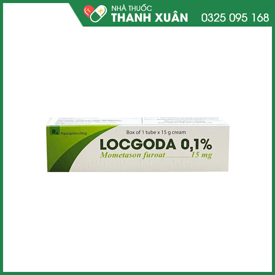 Locgoda 0,1% thuốc bôi ngoài da điều trị vẩy nến và viêm da dị ứng