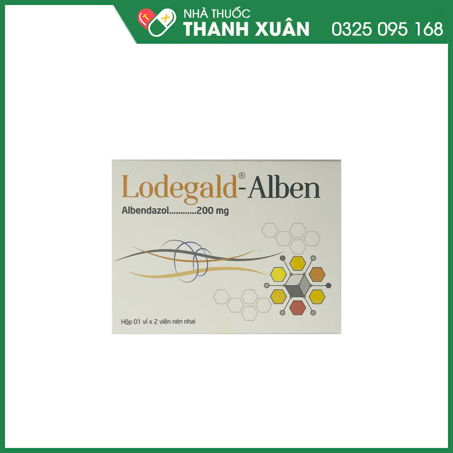 Lodegald-Alben thuốc điều trị triệu bệnh do giun, sán và ấu trùn