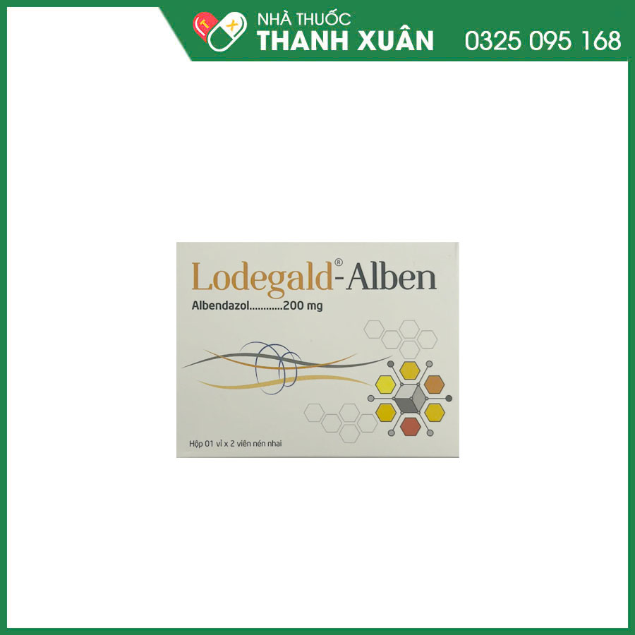 Lodegald-Alben thuốc điều trị triệu bệnh do giun, sán và ấu trùn
