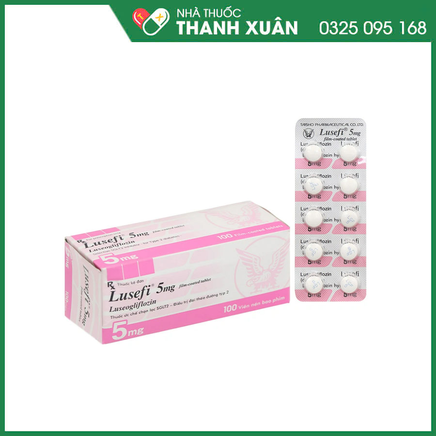 Lusefi 5mg thuốc điều trị đái tháo đường tuýp 2