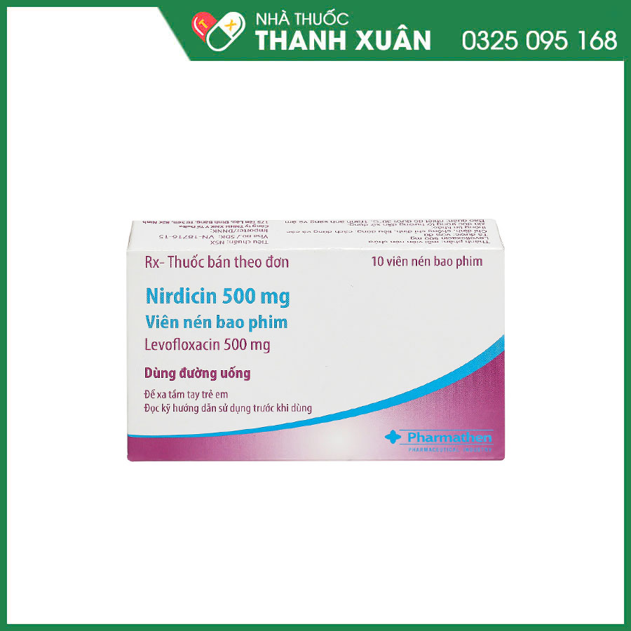 Nirdicin 500 điều trị nhiễm khuẩn đường tiết niệu, da và mô mềm, hô hấp,...