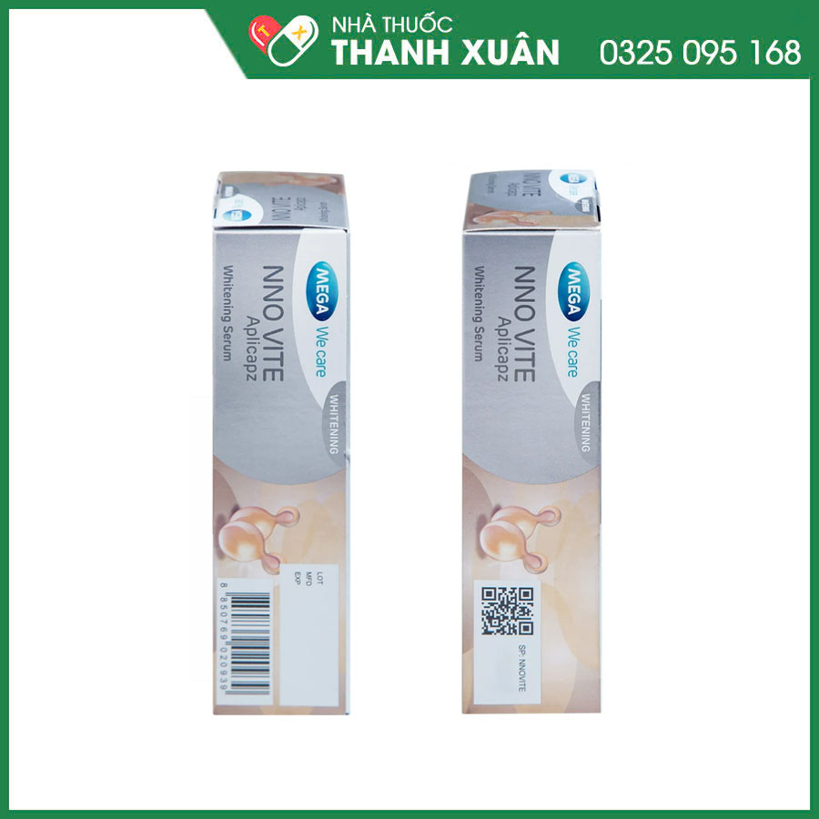 Serum NNO Vite Aplicapz hỗ trợ dưỡng trắng da, giảm nếp nhăn, chống lão hoá