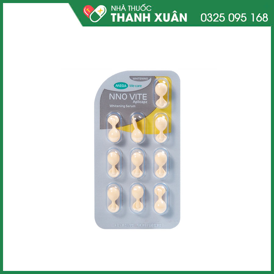 Serum NNO Vite Aplicapz hỗ trợ dưỡng trắng da, giảm nếp nhăn, chống lão hoá