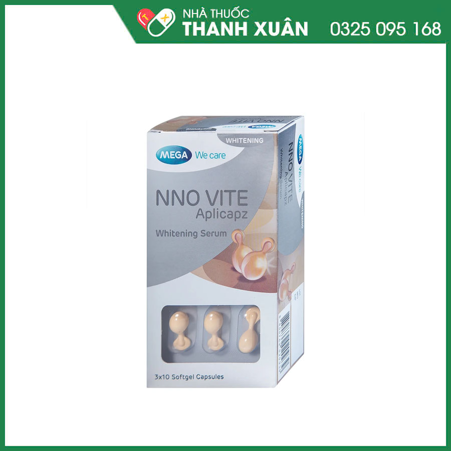 Serum NNO Vite Aplicapz hỗ trợ dưỡng trắng da, giảm nếp nhăn, chống lão hoá