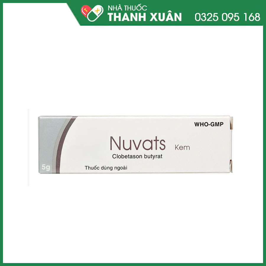 Nuvats kem bôi điều trị viêm da kích ứng, chàm, sần ngứa, côn trùng đốt, viêm da tiết bã