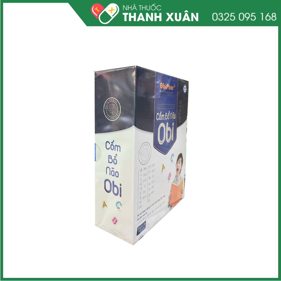 Cốm Bổ Não OBI bổ sung dưỡng chất tốt cho não bộ giúp tăng cường trí nhớ, tăng khả năng tập chung
