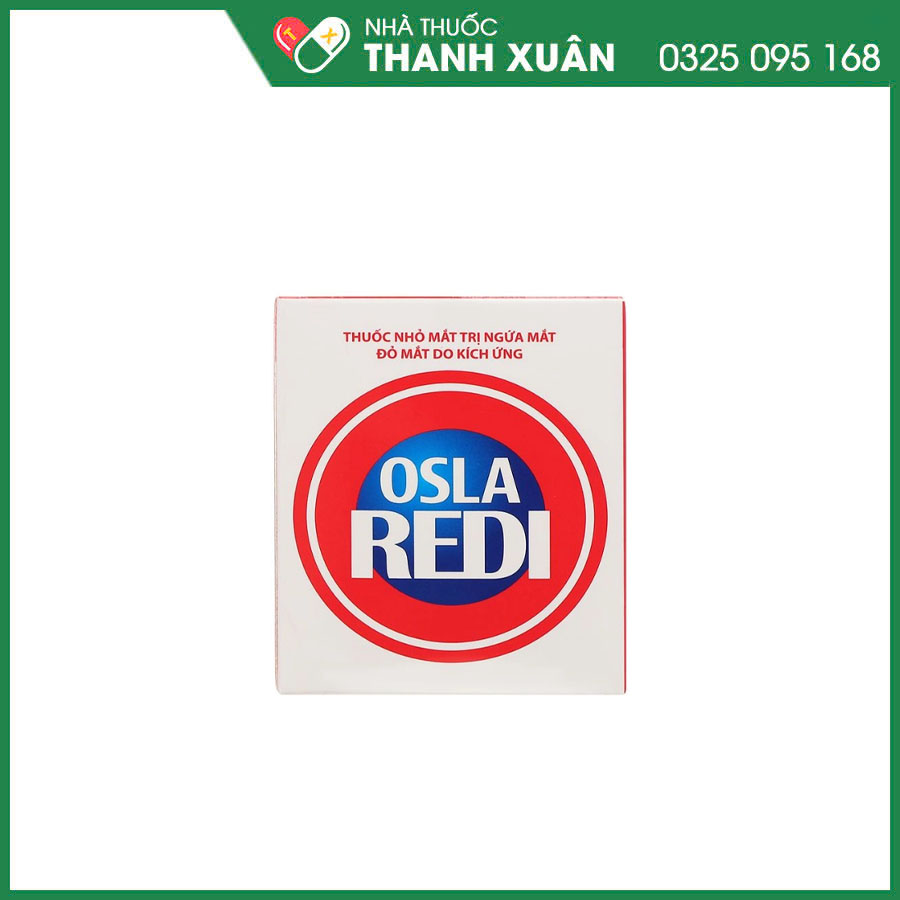 Osla Redi dung dịch nhỏ mắt điều trị đỏ mắt, ngứa mắt, rát mắt