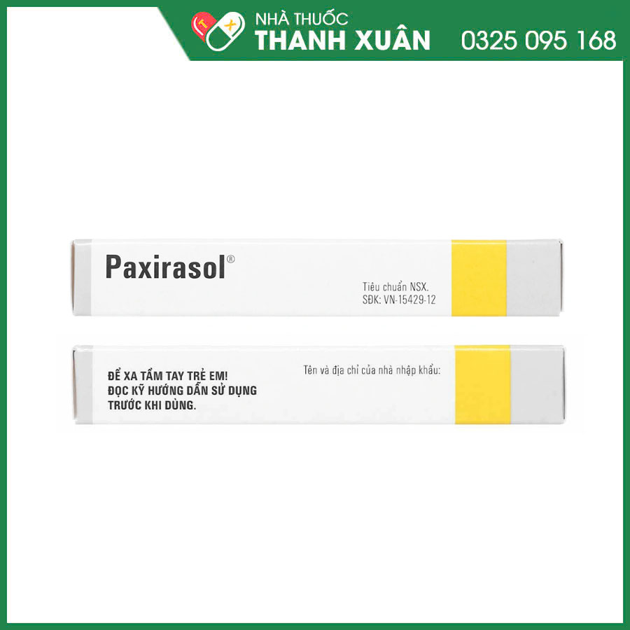 Paxirasol 8mg trị bệnh đường hô hấp, tiêu đàm trong viêm mũi họng