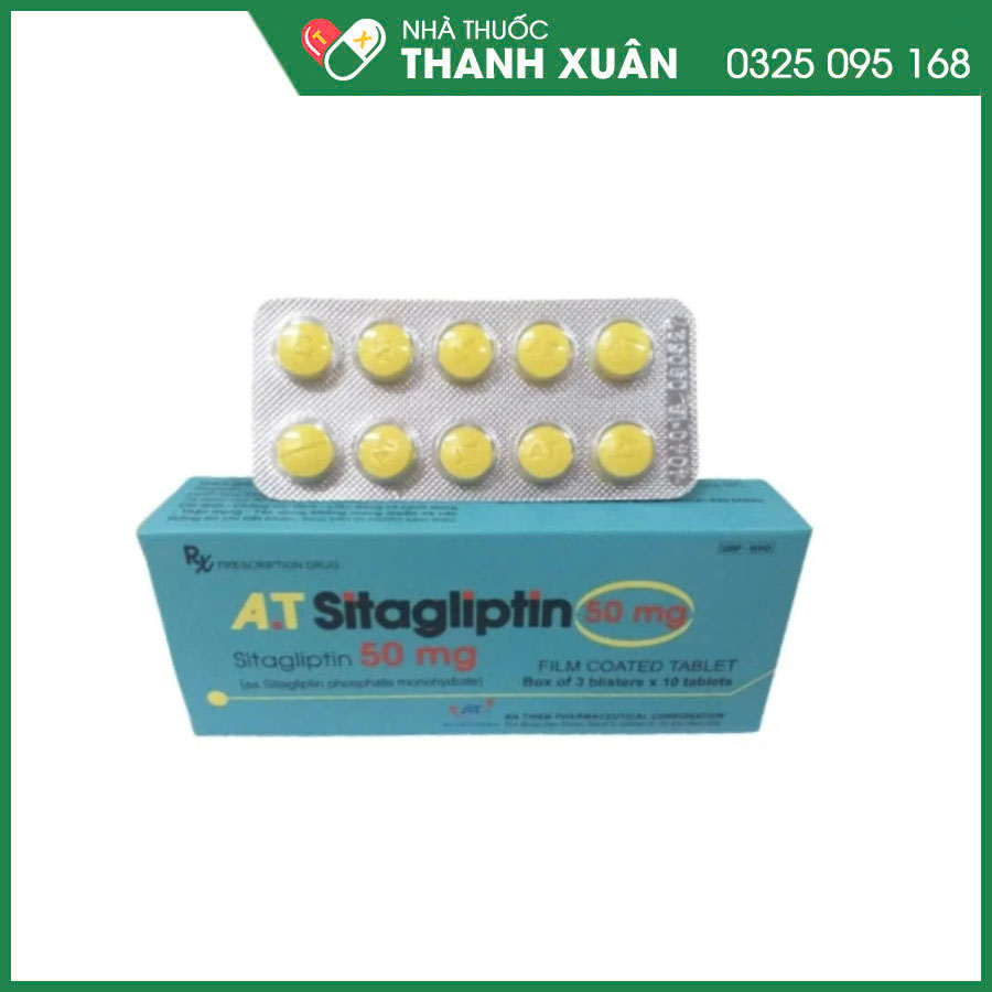 A.T Sitagliptin 50 thuốc điều trị đái tháo đường tuýp 2