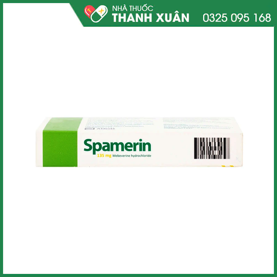 Spamerin 135mg thuốc giảm co thắt trong các bệnh lý về ruột