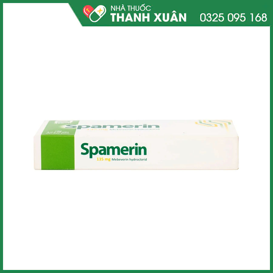 Spamerin 135mg thuốc giảm co thắt trong các bệnh lý về ruột