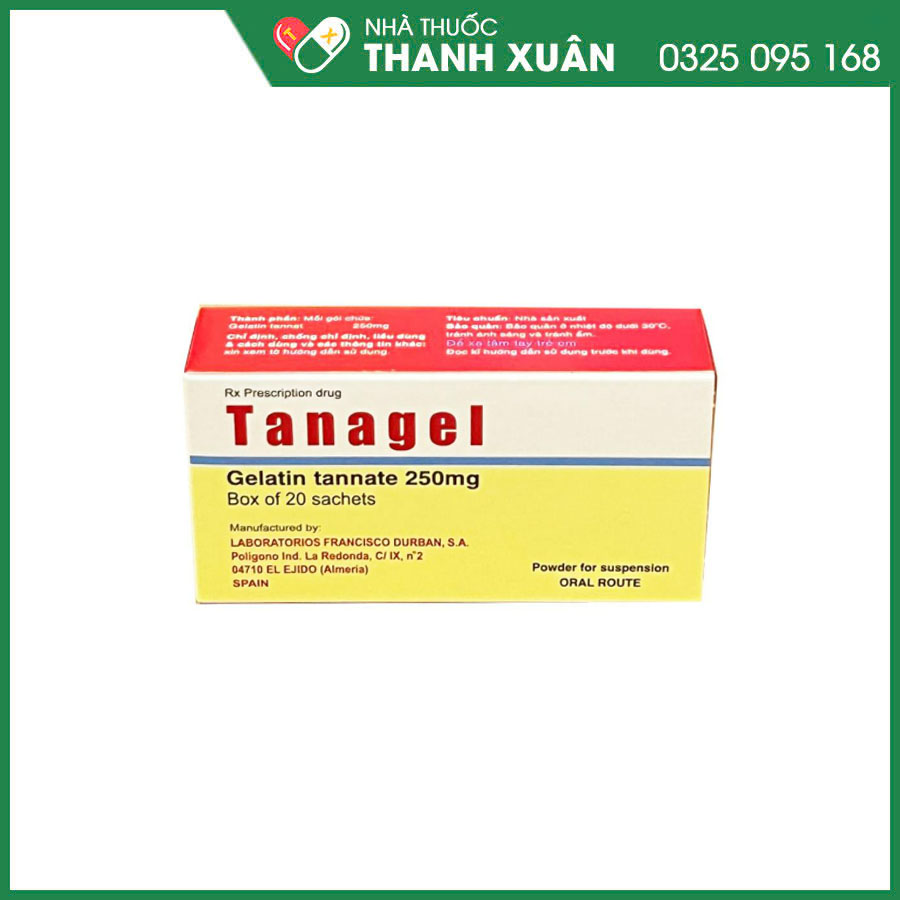 Tanagel điều trị tiêu chảy, viêm ruột kiết lỵ  và bệnh do vi khuẩn đường ruột