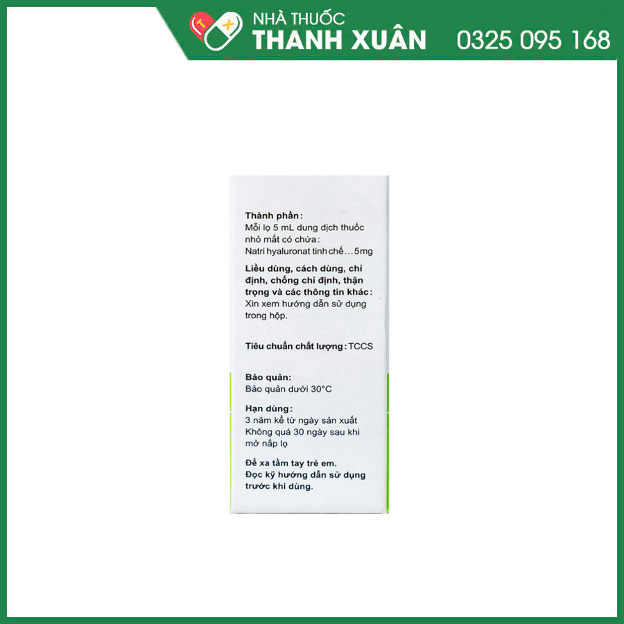 Tearbablance® điều trị các tổn thương biểu mô kết - giác mạc mắt