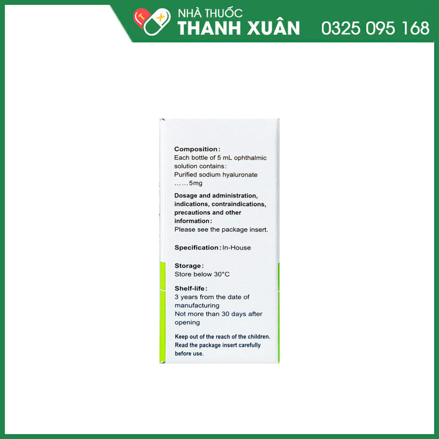 Tearbablance® điều trị các tổn thương biểu mô kết - giác mạc mắt