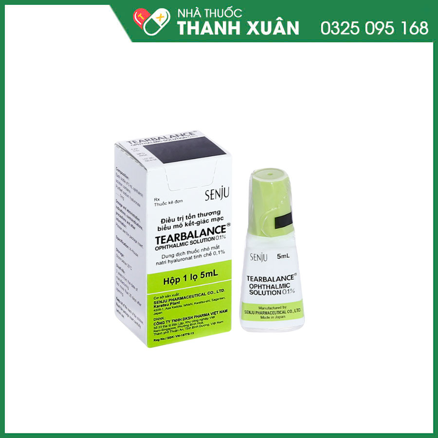 Tearbablance® điều trị các tổn thương biểu mô kết - giác mạc mắt