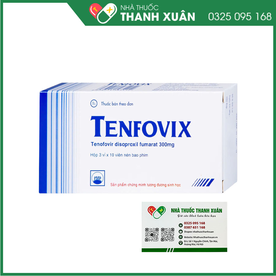 Tenfovix điều trị viêm gan B và nhiễm HIV ở người lớn