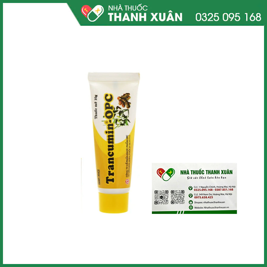 Trancumin - OPC thuốc mỡ bôi ngoài da trị bỏng, giúp vết thương mau lành