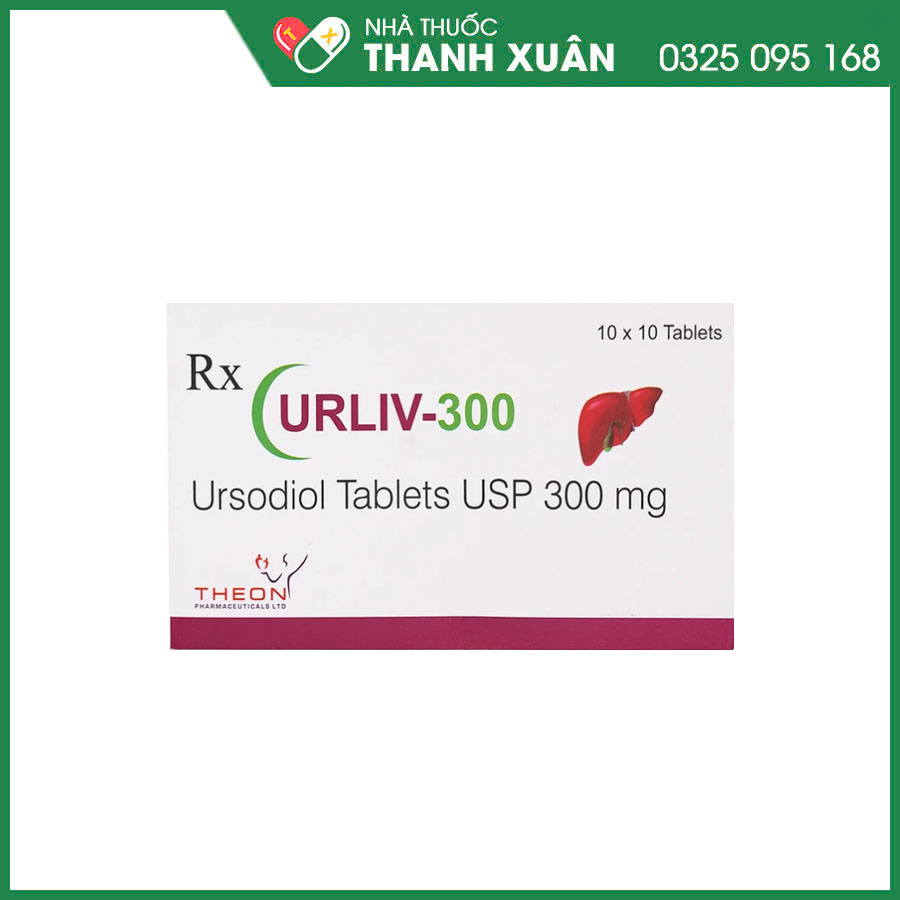 Urliv-300 thuốc điều trị tan sỏi mật cholesterol và xơ gan mật