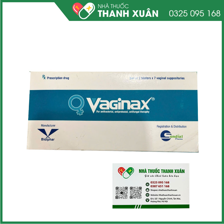 Vaginax điều trị viêm âm đạo do nấm và tạp khuẩn