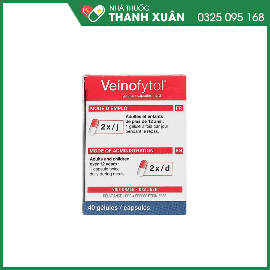 Veinofytol thuốc điều trị trĩ, suy giãn tĩnh mạch